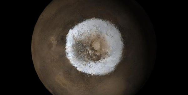 Решена старая загадка ледяной шапки южного полюса Марса
